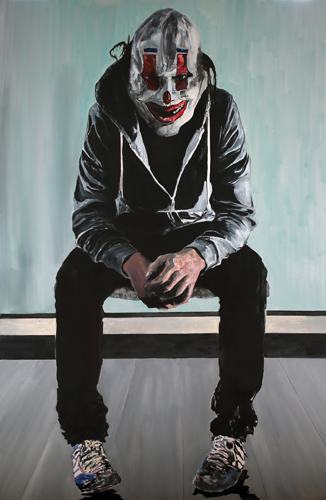 Selfportrait masked